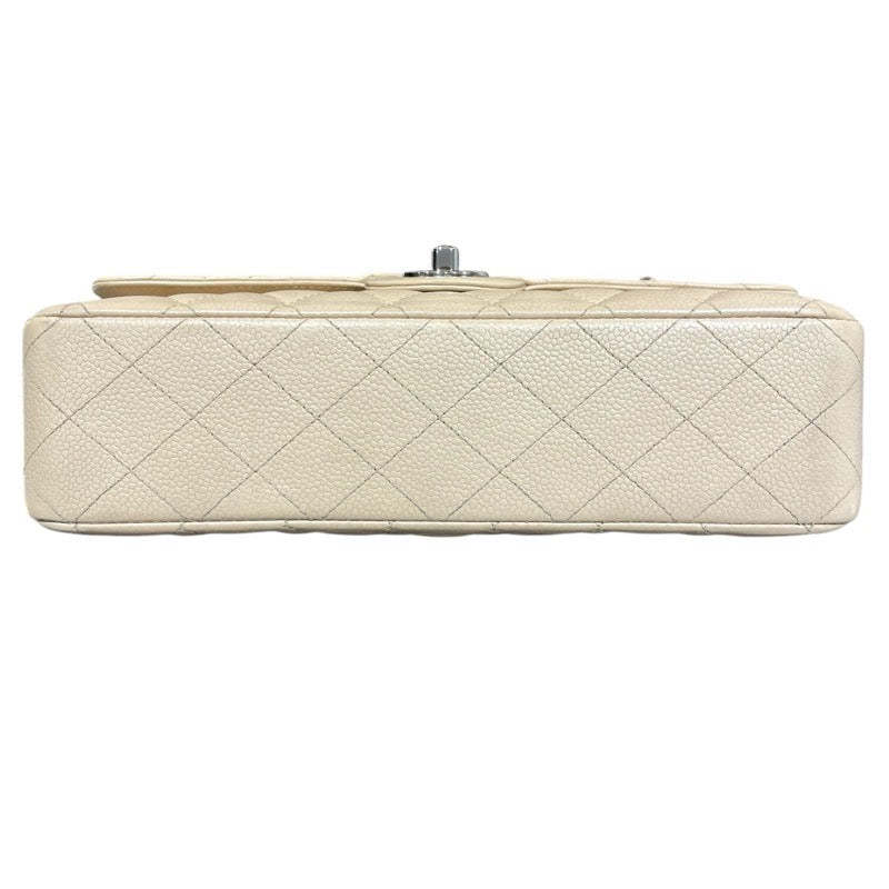 シャネル CHANEL マトラッセ25 A01112 ベージュ　SV金具 キャビアスキン レディース ショルダーバッグ