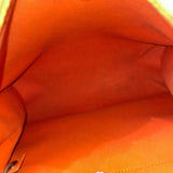 エルメス HERMES エールバッグジップPM □P刻印 オレンジ×シルバー金具 トワル レディース ショルダーバッグ