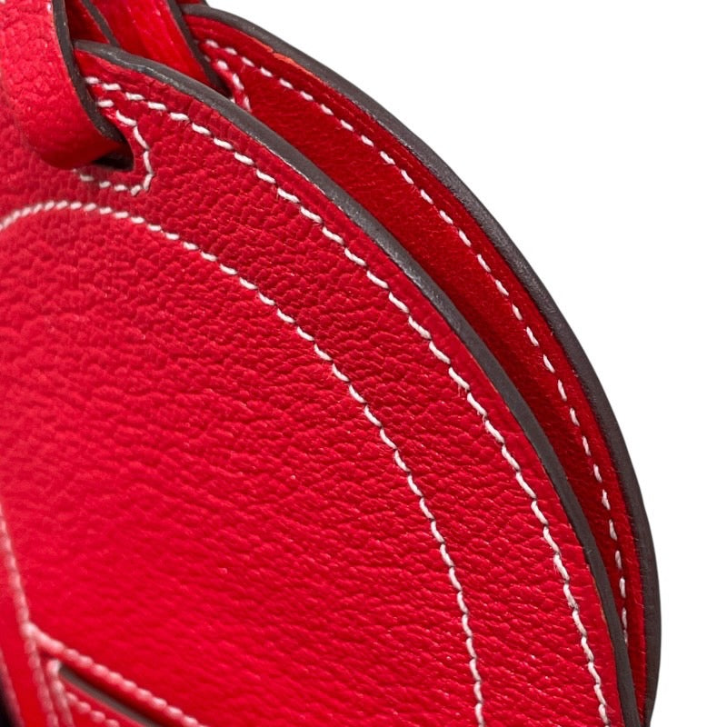 エルメス HERMES インザループトゥーゴーPM D刻印 ルージュトマト シェーブル レディース その他小物
