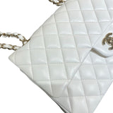シャネル CHANEL マトラッセ25 A01112 ホワイト　GD金具 カーフ レディース ショルダーバッグ
