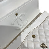 シャネル CHANEL マトラッセ25 A01112 ホワイト　GD金具 カーフ レディース ショルダーバッグ
