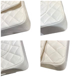 シャネル CHANEL マトラッセ25 A01112 ホワイト　GD金具 カーフ レディース ショルダーバッグ