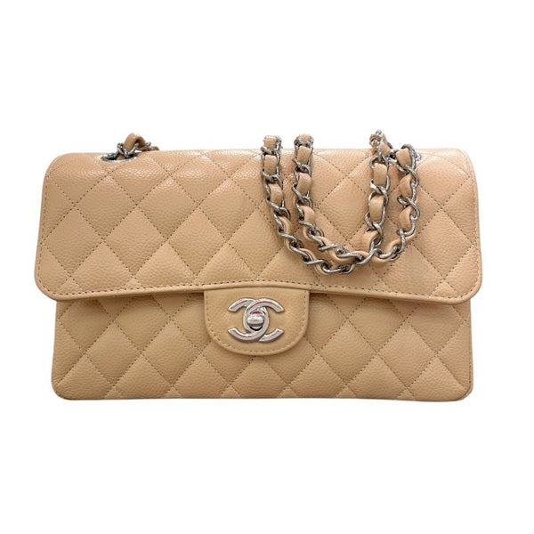 シャネル CHANEL マトラッセ23 A0113 ベージュ/シルバー金具 キャビアスキン レディース ショルダーバッグ