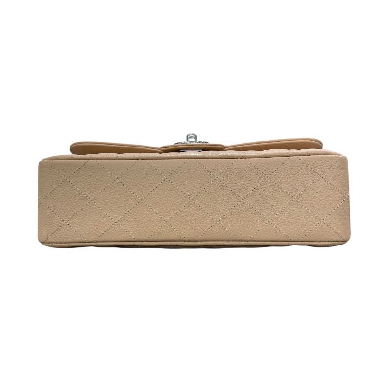 シャネル CHANEL マトラッセ23 A0113 ベージュ/シルバー金具 キャビアスキン レディース ショルダーバッグ