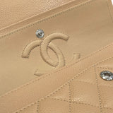 シャネル CHANEL マトラッセ23 A0113 ベージュ/シルバー金具 キャビアスキン レディース ショルダーバッグ