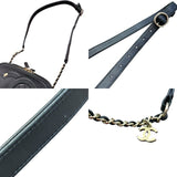 シャネル CHANEL デカココマークカメラバッグ AS0322 ブラック×ゴールド金具ゴールド カーフ レディース ショルダーバッグ
