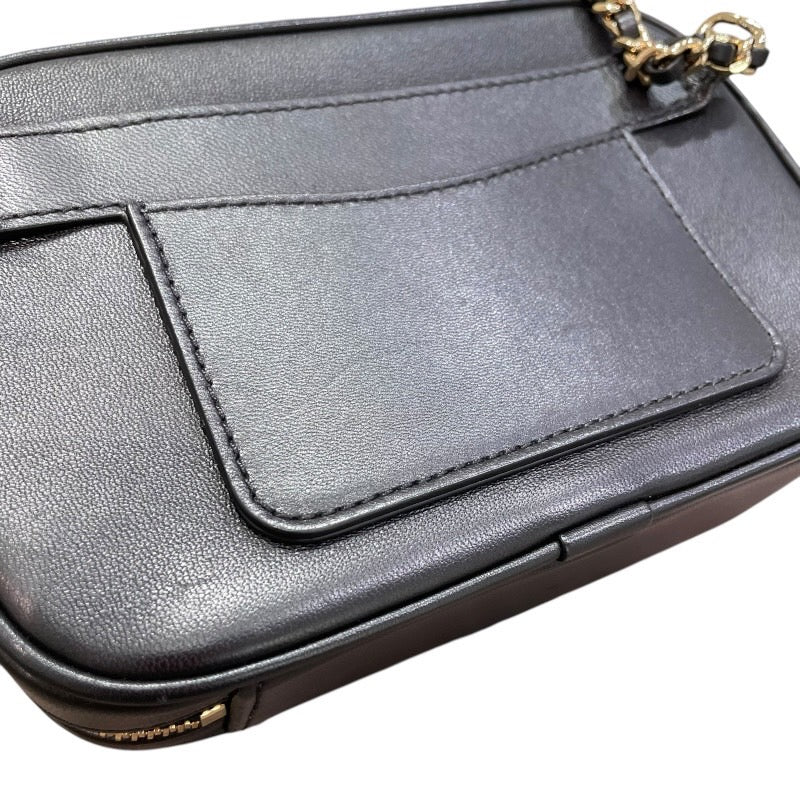 シャネル CHANEL デカココマークカメラバッグ AS0322 ブラック×ゴールド金具ゴールド カーフ レディース ショルダーバッグ