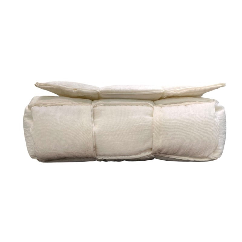 ボッテガ・ヴェネタ BOTTEGA VENETA キャンディ パデッドテック カセット 691018 ホワイト ナイロン レディース ショルダーバッグ