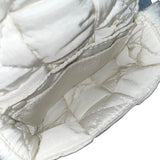 ボッテガ・ヴェネタ BOTTEGA VENETA キャンディ パデッドテック カセット 691018 ホワイト ナイロン レディース ショルダーバッグ