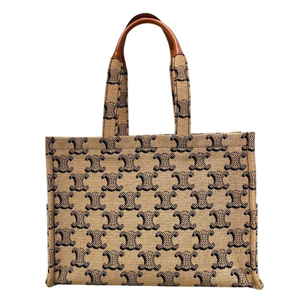 セリーヌ CELINE ラージ カバタイス 196762 ベージュ ラフィア・トリオンフ レディース トートバッグ