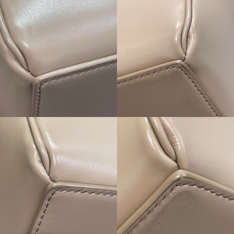 セリーヌ CELINE ミニセーズ 197983 ベージュ サテンドカーフ レディース ショルダーバッグ