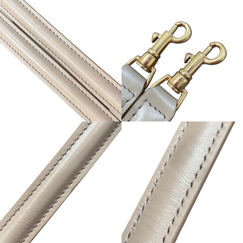 セリーヌ CELINE ミニセーズ 197983 ベージュ サテンドカーフ レディース ショルダーバッグ
