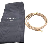 セリーヌ CELINE ミニセーズ 197983 ベージュ サテンドカーフ レディース ショルダーバッグ