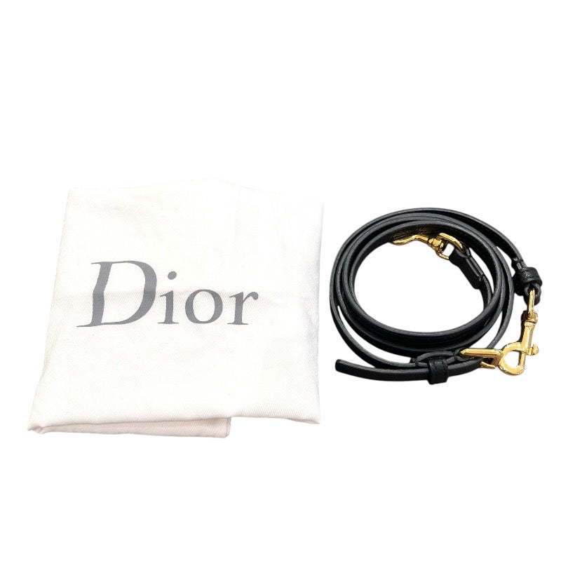 クリスチャン・ディオール Christian Dior カロ ダブルポーチ ショルダーバッグ S7431UBAE ブラック カーフ レディース ショルダーバッグ