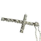 ハリーウィンストン HARRY WINSTON マドンナクロスダイヤネックレス Pt950 ジュエリー