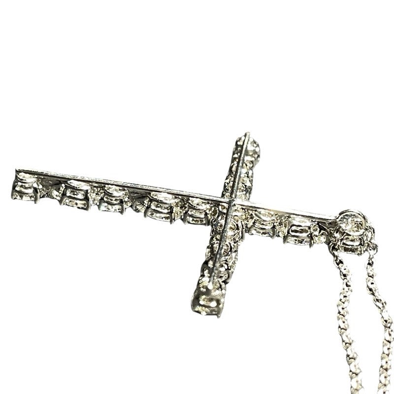 ハリーウィンストン HARRY WINSTON マドンナクロスダイヤネックレス Pt950 ジュエリー