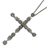 ハリーウィンストン HARRY WINSTON マドンナクロスダイヤネックレス Pt950 ジュエリー