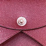 エルメス HERMES カルヴィ W刻 ルージュ マダム レディース カードケース