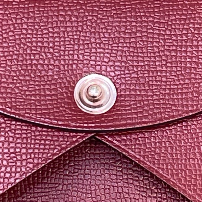 エルメス HERMES カルヴィ W刻 ルージュ マダム レディース カードケース