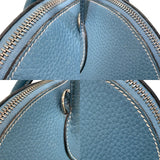 エルメス HERMES ボリード35 □H刻印 ブルージーン シルバー金具 トリヨンクレマンス レディース 2wayハンドバッグ