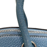 エルメス HERMES ボリード35 □H刻印 ブルージーン シルバー金具 トリヨンクレマンス レディース 2wayハンドバッグ