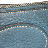 エルメス HERMES ボリード35 □H刻印 ブルージーン シルバー金具 トリヨンクレマンス レディース 2wayハンドバッグ