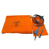 エルメス HERMES ボリード35 □H刻印 ブルージーン シルバー金具 トリヨンクレマンス レディース 2wayハンドバッグ