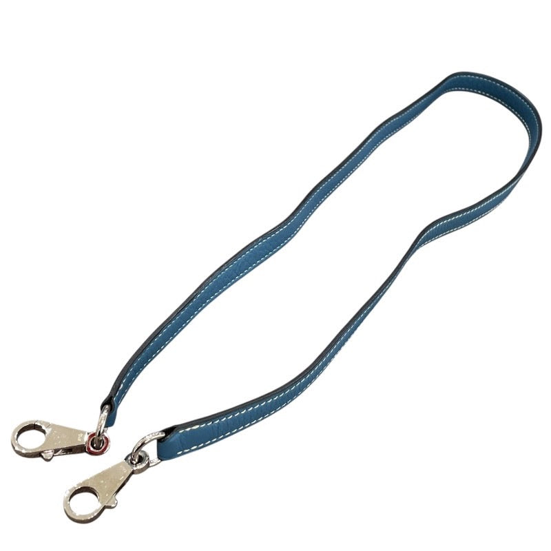 エルメス HERMES ボリード35 □H刻印 ブルージーン シルバー金具 トリヨンクレマンス レディース 2wayハンドバッグ