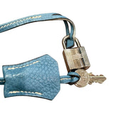 エルメス HERMES ボリード35 □H刻印 ブルージーン シルバー金具 トリヨンクレマンス レディース 2wayハンドバッグ