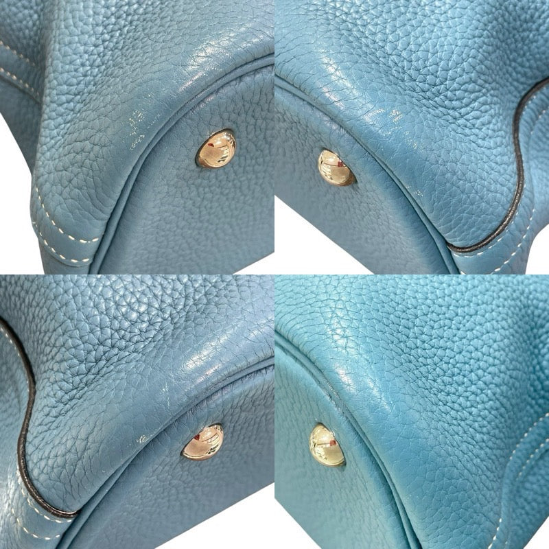 エルメス HERMES ボリード31 □O刻 ブルージーン×シルバー金具 トリヨンクレマンス レディース ショルダーバッグ