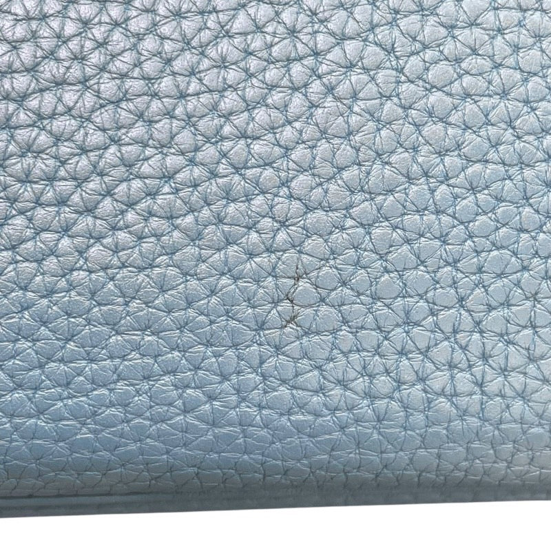エルメス HERMES ボリード31 □O刻 ブルージーン×シルバー金具 トリヨンクレマンス レディース ショルダーバッグ