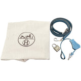 エルメス HERMES ボリード31 □O刻 ブルージーン×シルバー金具 トリヨンクレマンス レディース ショルダーバッグ