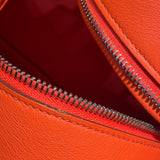 エルメス HERMES プリュム32 X刻 オレンジポピー スイフト レディース ハンドバッグ