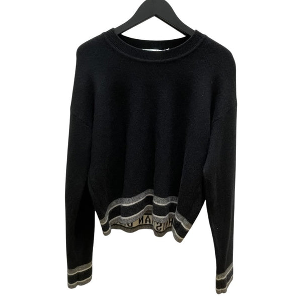 クリスチャン・ディオール Christian Dior バックロゴカシミヤニットセーター サイズ:38 014S55AM042 カシミヤ レディース ニット