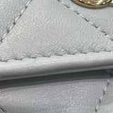 シャネル CHANEL マトラッセ チェーンウォレット AP2583 31番台 ライトブルー×ゴールド金具 ライトブルー レディース コインケース
