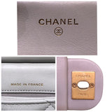 シャネル CHANEL ミニチェーンクラッチバッグ AP2271 グレー×GD金具 ラムスキン レディース ショルダーバッグ