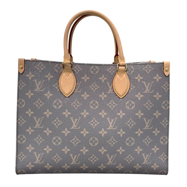 ルイ・ヴィトン LOUIS VUITTON オンザゴーMM M12415 トリアノングレー モノグラム・キャンバス レディース トートバッグ