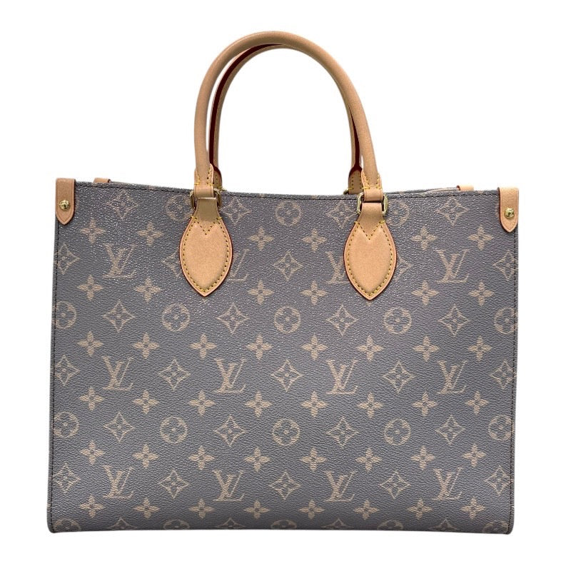 ルイ・ヴィトン LOUIS VUITTON オンザゴーMM M12415 トリアノングレー モノグラム・キャンバス レディース トートバッグ