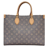 ルイ・ヴィトン LOUIS VUITTON オンザゴーMM M12415 トリアノングレー モノグラム・キャンバス レディース トートバッグ