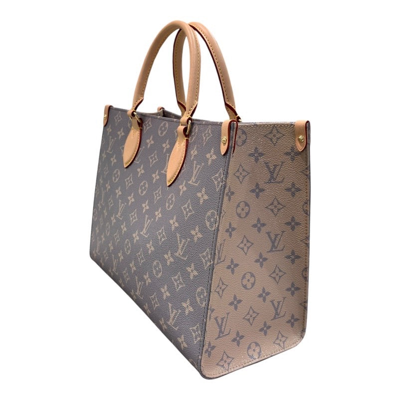 ルイ・ヴィトン LOUIS VUITTON オンザゴーMM M12415 トリアノングレー モノグラム・キャンバス レディース トートバッグ