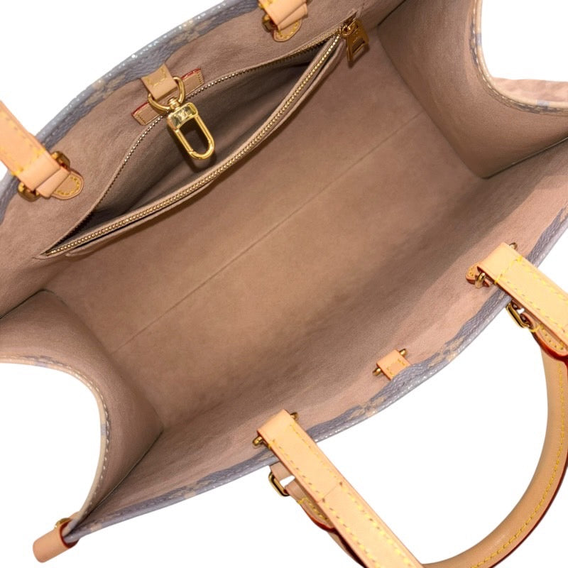 ルイ・ヴィトン LOUIS VUITTON オンザゴーMM M12415 トリアノングレー モノグラム・キャンバス レディース トートバッグ