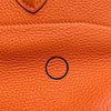 エルメス HERMES ボリード35 □H刻 オレンジ✕シルバー金具 トリヨンクレマンス レディース ハンドバッグ