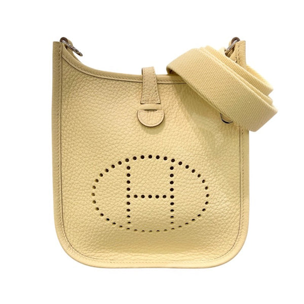 エルメス HERMES エブリンTPM W刻印 ジョーヌミルトン×シルバー金具 トリヨンクレマンス レディース ショルダーバッグ