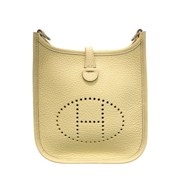エルメス HERMES エブリンTPM W刻印 ジョーヌミルトン×シルバー金具 トリヨンクレマンス レディース ショルダーバッグ