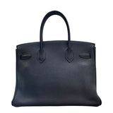 エルメス HERMES バーキン30 □G刻印 ブラック×シルバー金具 トゴ レディース ハンドバッグ