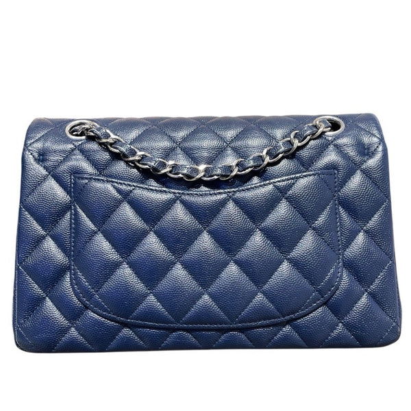 シャネル CHANEL マトラッセ23 A01113 ブルー　SV金具 キャビアスキン レディース ショルダーバッグ