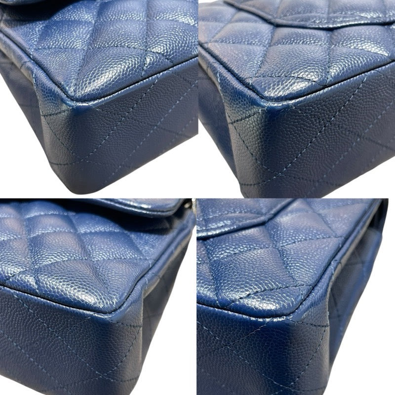 シャネル CHANEL マトラッセ23 A01113 ブルー　SV金具 キャビアスキン レディース ショルダーバッグ