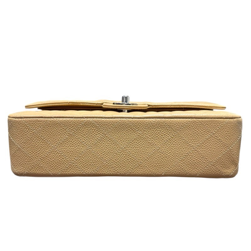 シャネル CHANEL マトラッセ25 A01112 ベージュ　SV金具 キャビア レディース ショルダーバッグ