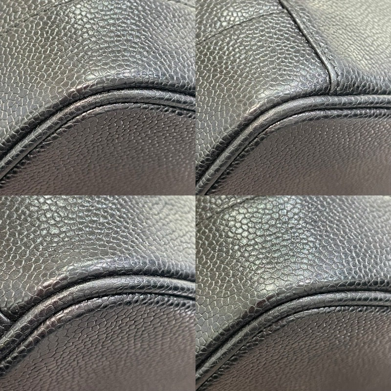 シャネル CHANEL バニティ A01988 3番台 ブラック×GD金具 キャビアスキン レディース ハンドバッグ
