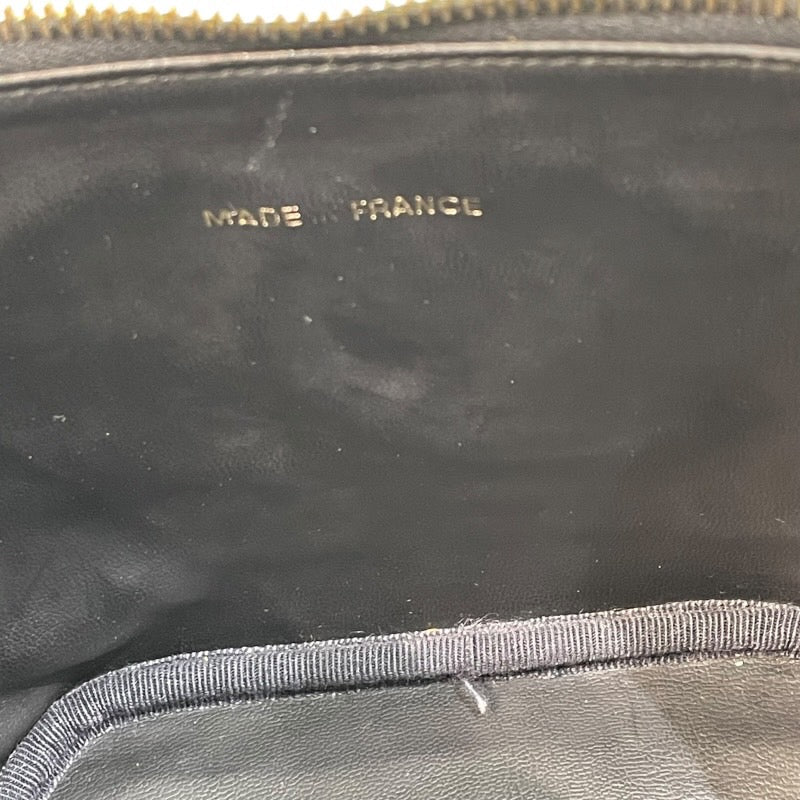 シャネル CHANEL バニティ A01988 3番台 ブラック×GD金具 キャビアスキン レディース ハンドバッグ